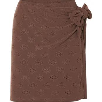 Dámská sukně esmara® Dámská zavinovací sukně (hnědá, S (36/38))