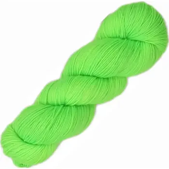 Příze Symfonie Yarns Terra Uni SS2026 Neonová zelená (Ručně barvená příze Terra Uni 2026 Electric Lime)