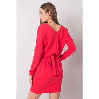 Dámské šaty RUE PARIS Bavlněné šaty Kloe korálové Velikost: M