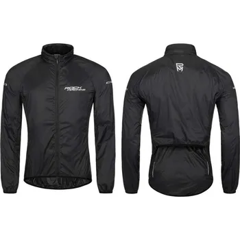 Cyklistická bunda Bunda na kolo ROCK MACHINE Wind pánská černá Velikost: XL
