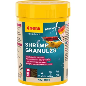 Krmivo pro rybičky Sera Shrimp Granules Nature 55 g