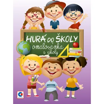 omalovánky Omalovánka A4 - Hurá do školy