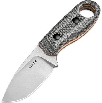 kapesní nůž Kizer Pevná Čepel Beaver Kizer Nitro-V Micarta + Oranžová G10 1078A2