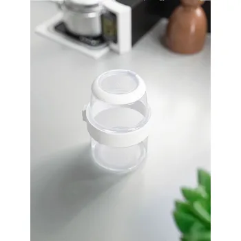 Dóza na potraviny Sinsay - Dvoudílná nádoba na potraviny s vidličkou - bílá - 388GL-00X - 388GL-00X-ONE