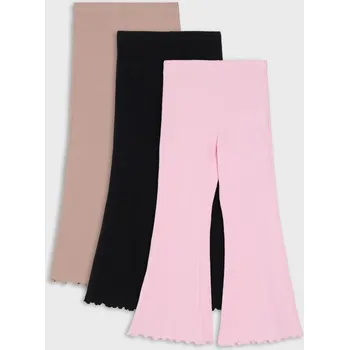 Dívčí kalhoty Sinsay - Kalhoty 3 balení - vícebarevná - 063CF-MLC - 063CF-MLC-104