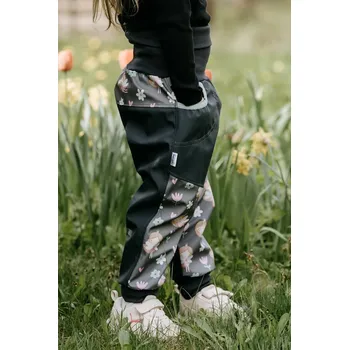 Chlapecké kalhoty Vyrobeniny Dětské softshellové kalhoty bez zateplení Víly 122 - 128