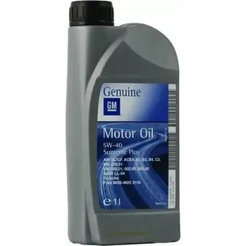 Motorový olej Opel GM Supreme Plus 5W40 1L