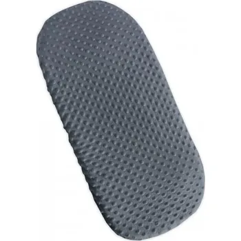 Prostěradlo Česká výroba Minky prostěradlo do kočárku Tm. šedá