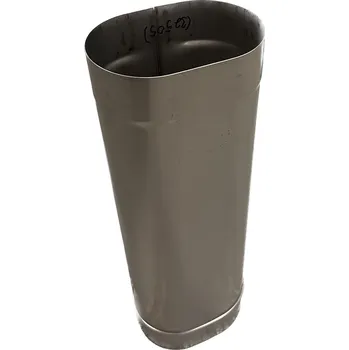 Kouřovod Oválná trubka - prodloužení 200mm DN 150