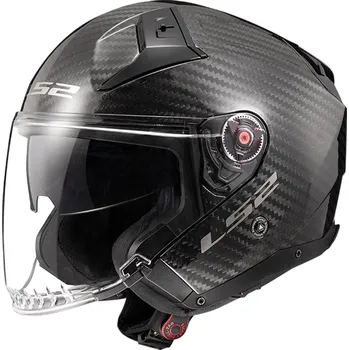 LS2 OF603 Infinity II Solid Gloss Carbon