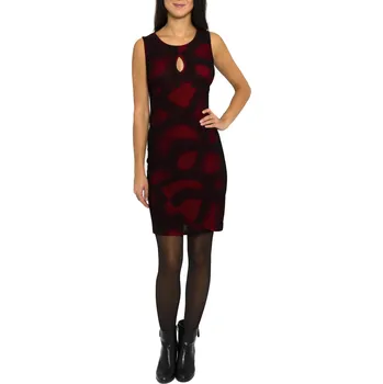 Dámské šaty Smash FORTUNY krátké šaty červené se vzorem