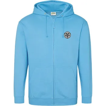 Pánská mikina Mikina SCOOTERING na zip Zoodie s kapucí | HAWAI BLUE 7/8 let