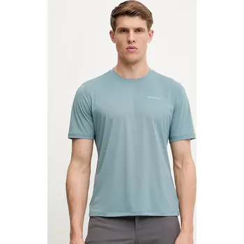 Pánské tričko Sportovní triko Rossignol SIDELHORN pánské, tyrkysová barva, RLNMY08 66X, vel. L