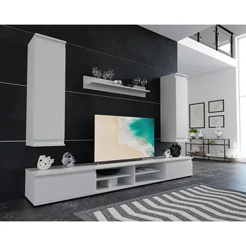 Pohovka LOUSIANA 2- byt. stěna lamino Bílá (Lusia 220 alba - 2balíky)(UG) (K150)