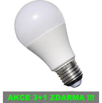 Žárovka LUMAX LED žárovka koule E27 9W 810lm TEPLÁ 3000K, 3+1 Zdarma !!!