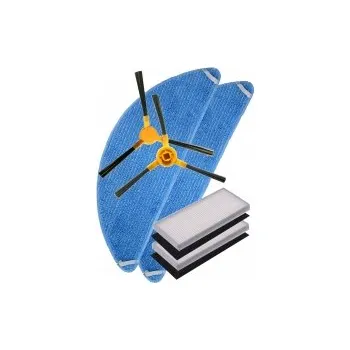 Sada příslušenství pro robotický vysavač HEPA filtry, kartáčky pro vysavač SENCOR SRV 9150WH a sada mopů 6ks