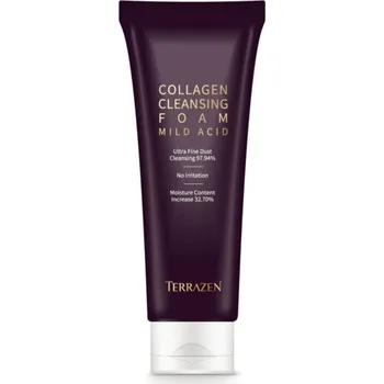 TERRAZEN Collagen Cleansing Foam Mild Acid odličovací pěna 140 ml