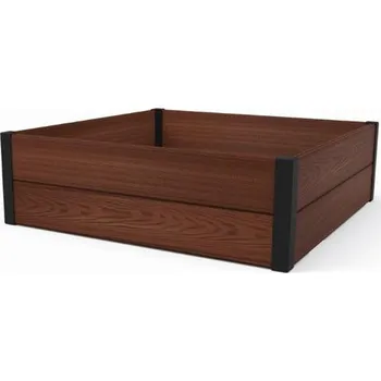 Vyvýšený záhon KETER Maple Square Brown