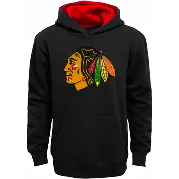 Chlapecká mikina Dětská mikina Fanatics prime PO FLC Hood Chicago Blackhawks 8 let