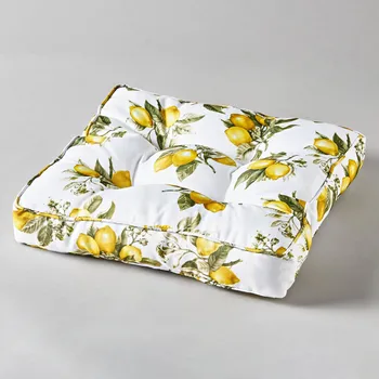 Polštář 3Pagen Vysoký podsedák Citrón Casa Bonita 40x40x8 cm