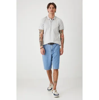 Pánské tričko Polo tričko Medicine pánské, šedá barva RS25.POMA01 09M, vel. M