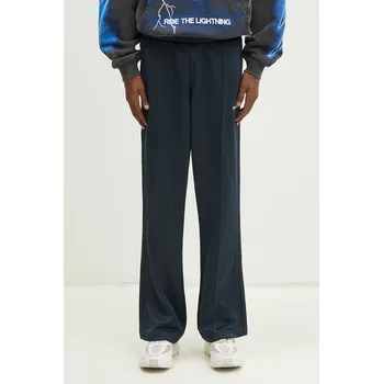 Tepláky adidas Originals Flare Pant pánské, tmavomodrá barva, hladké, JC8382 59X, vel. XXL