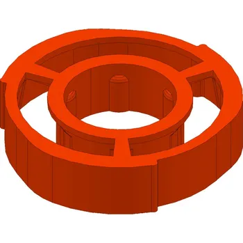 RC model ostatní Klima středící kroužek Aqua Star 75mm červený