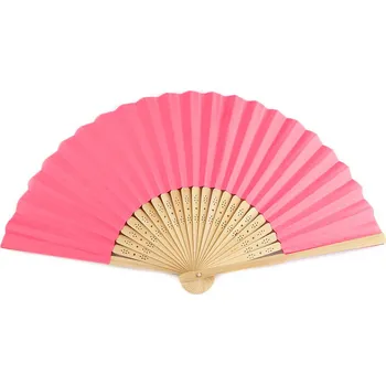 Vějíř papírový k domalování 21x36 cm