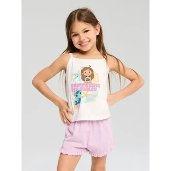 Sinsay - Dvoudílná pyžamová souprava Gabby's Dollhouse - krémová - 140DP-01X - 140DP-01X-128