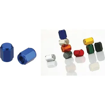 Nářadí na motocykly ACCEL čepičky ventilku komplet (2 kusy) barva zelená (ACCEL čepičky ventilku komplet (2 kusy) barva zelená)