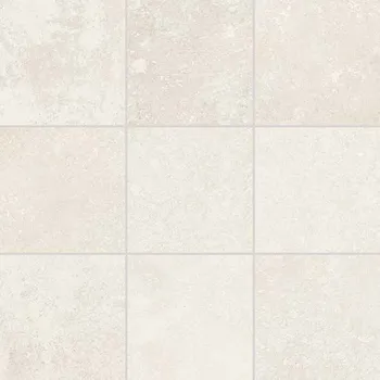 Obklad Dale Swan - dlaždice rektifikovaná 9,8x9,8 bílošedá DAR11878