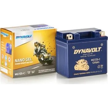 Motobaterie Dynavolt MG7ZS 12V 6Ah 95A Gel Nano