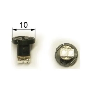 Tuning žárovka LED 12V 1,2W T4,2 červená 2xLED 1210