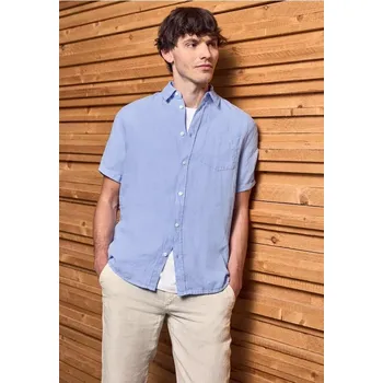 Pánská košile Lněná košile Street One Men 330167 s krátkým rukávem Velikost: XL