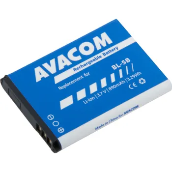 Baterie pro NOKIA 7260 - AVACOM GSNO-BL5B-S890 Li-Ion 3,7V 890mAh