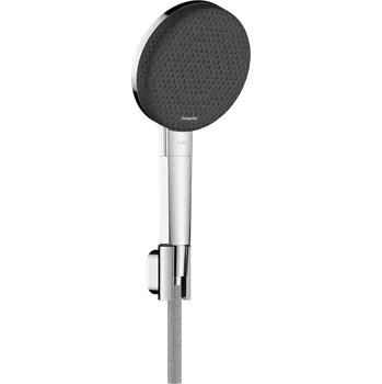 Vodovodní baterie Hansgrohe Raindance Alive Select S - Sada se sprchovým držákem 125 3jet EcoSmart, se sprchovou hadicí Designflex 1600 mm, chrom 24611000