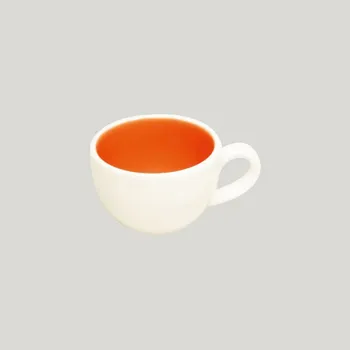 RAK Porcelain RAK Samba šálek na espresso 9 cl, oranžová | RAK-BANC09PD3