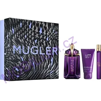 Dámský parfém Mugler Alien EDP 60 ml + EDP 10 ml + sprchové mléko 50 ml pro ženy dárková sada