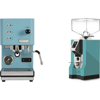 Kávovar Profitec GO, blue + Eureka Mignon Specialita, CR tiffany blue