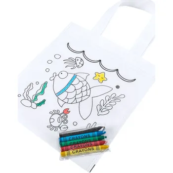 ROLY Taška pro děti na vybarvení + pastelky