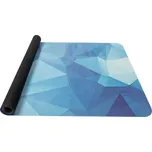 Karimatka YATE Yoga mat přírodní guma, vzor K, 4 mm - modrá krystal