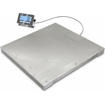 Průmyslová váha Nerezová podlahová váha KERN BXC Max. váživost: 1500 kg, Rozměry: 1000×1000 mm, Dělení: 0,5 kg