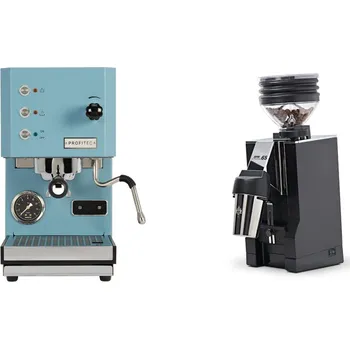Kávovar Profitec GO, blue + Eureka Mignon Zero 65 All Purpose, CR black