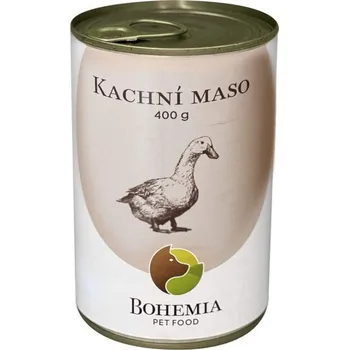 Krmivo pro psa BOHEMIA Kachní – konzerva 70 % masa 400 g