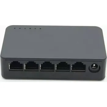 Switch MS 1005GS 5 Porty Gigabit Network SwitchRJ45 Port: 5x10/100/1000M (Auto MDI/MDIX) 5V 2A (6183) (Monitorrs Security)