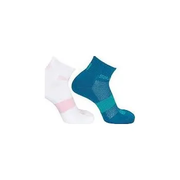 Pánská móda Salomon ponožky 2 pack - bílé + modré