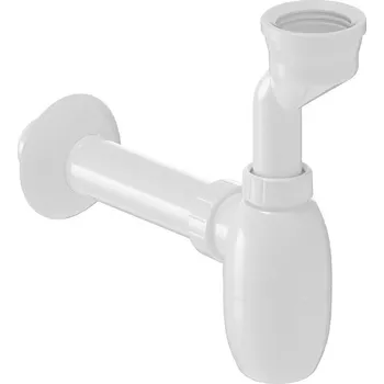 Sifon Bruckner - Pisoárový sifon s manžetou DN40 bílá