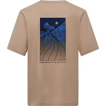 Pánské tričko Salewa Eagle Sunset Loose T-Shirt M quicksand - S