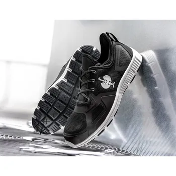 Pracovní obuv Bezpečnostní obuv pracovní obuv S1 e.s. Manda velikost 50 černá/stříbrná Strauss CZpla21