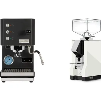 Kávovar Profitec GO, black + Eureka Mignon Silenzio, CR white